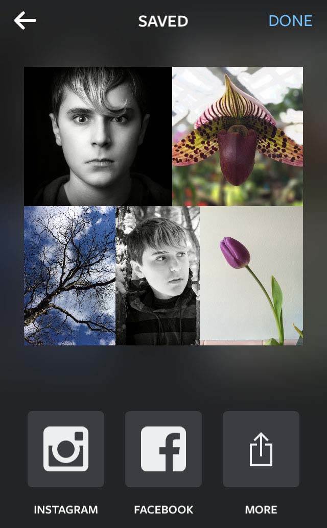 Instagram Layout App iPhone 10 no script