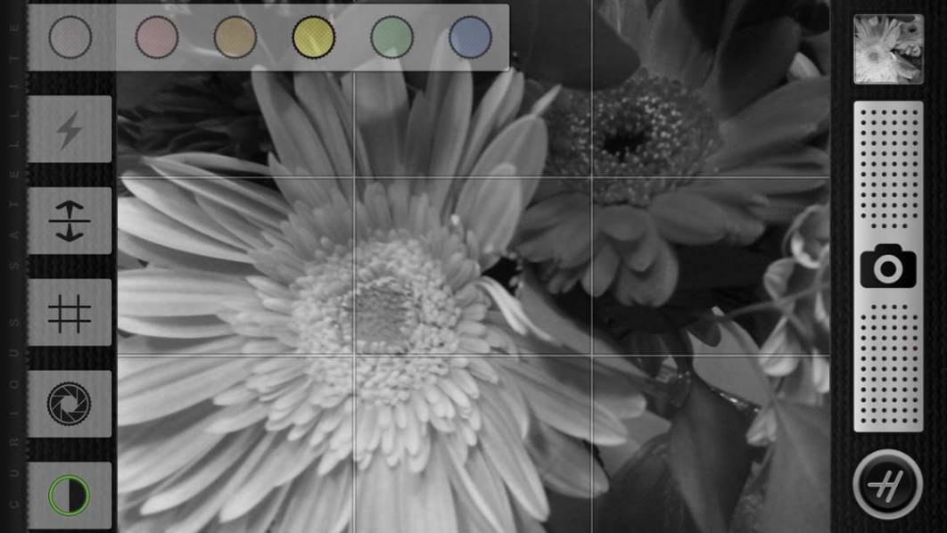 photo app black and white with color