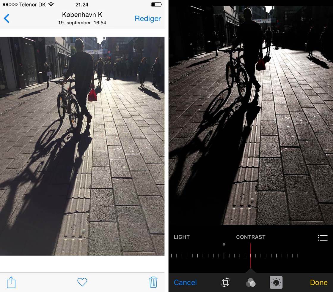 Fotos de la calle del iPhone con luz dura 41