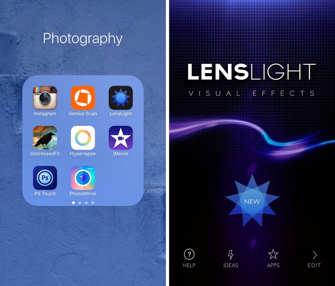 Lenslight iPhone Photo App 10 no script