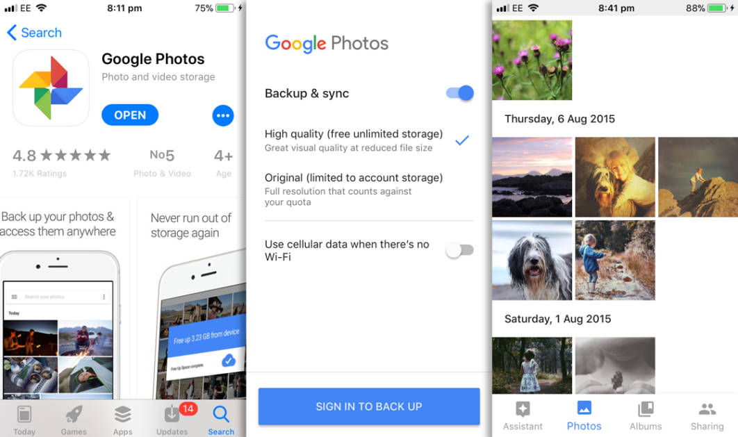 Pick The Best iPhone Photo Storage App For Backing Up Your Images