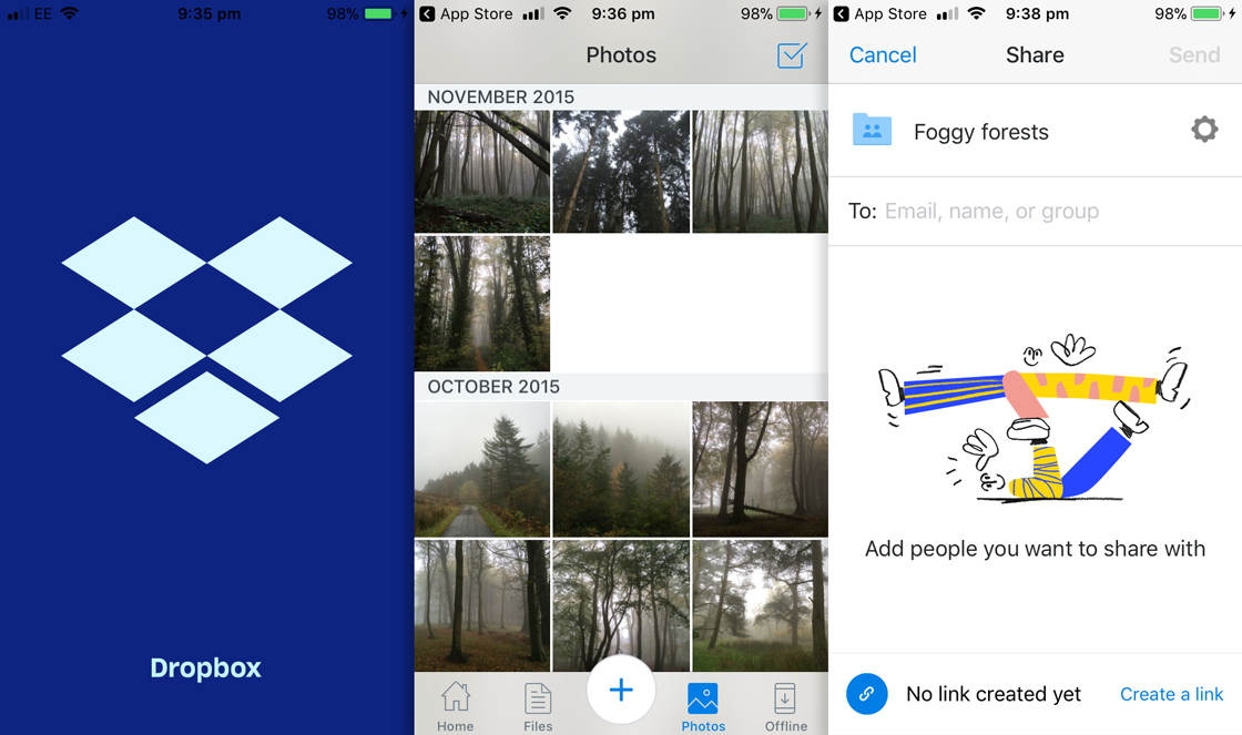 Photo storage app dropbox 1