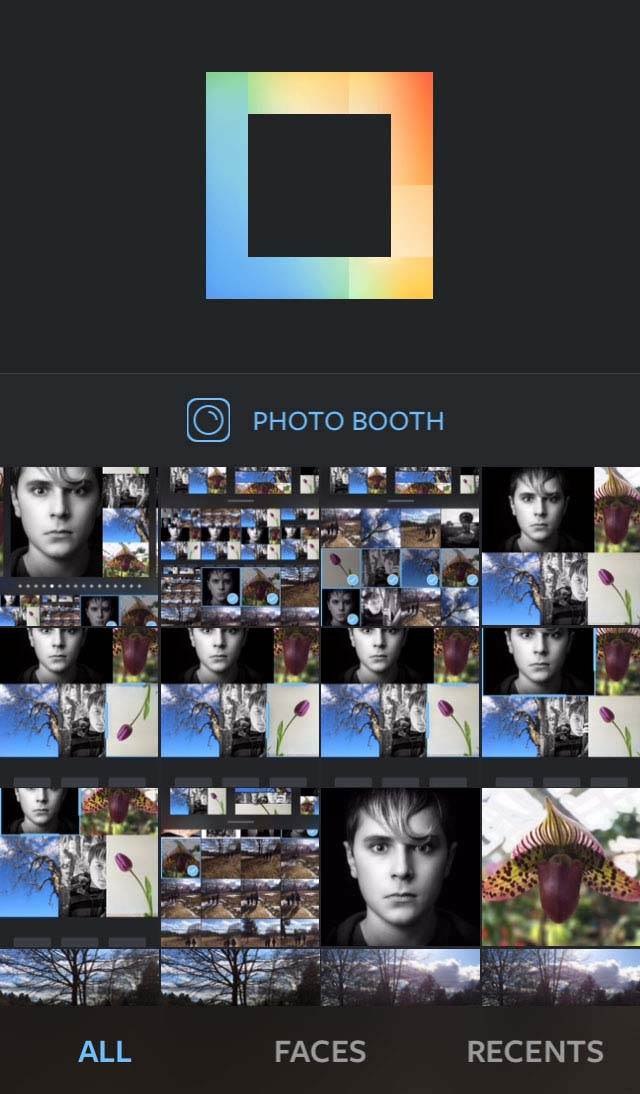 Instagram Layout App iPhone 11 no script