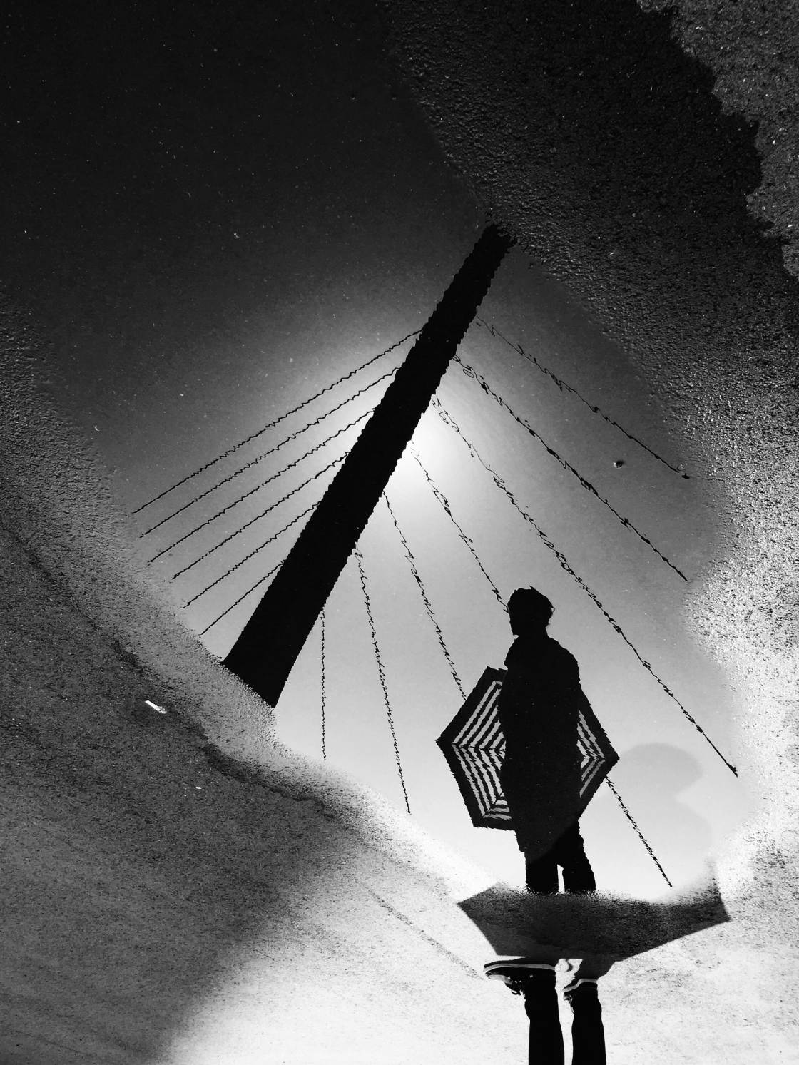 fotografía callejera en blanco y negro