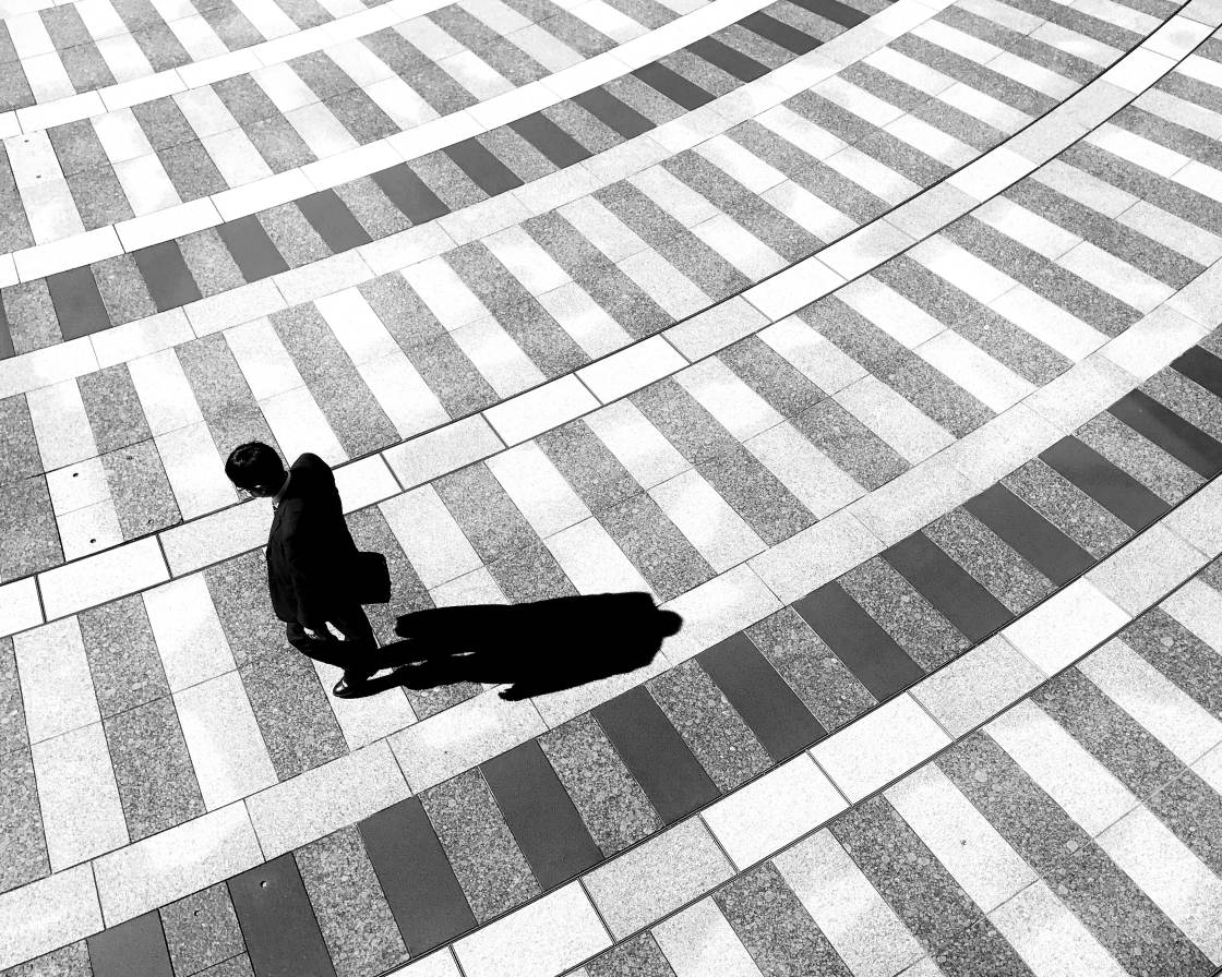 fotografía callejera en blanco y negro