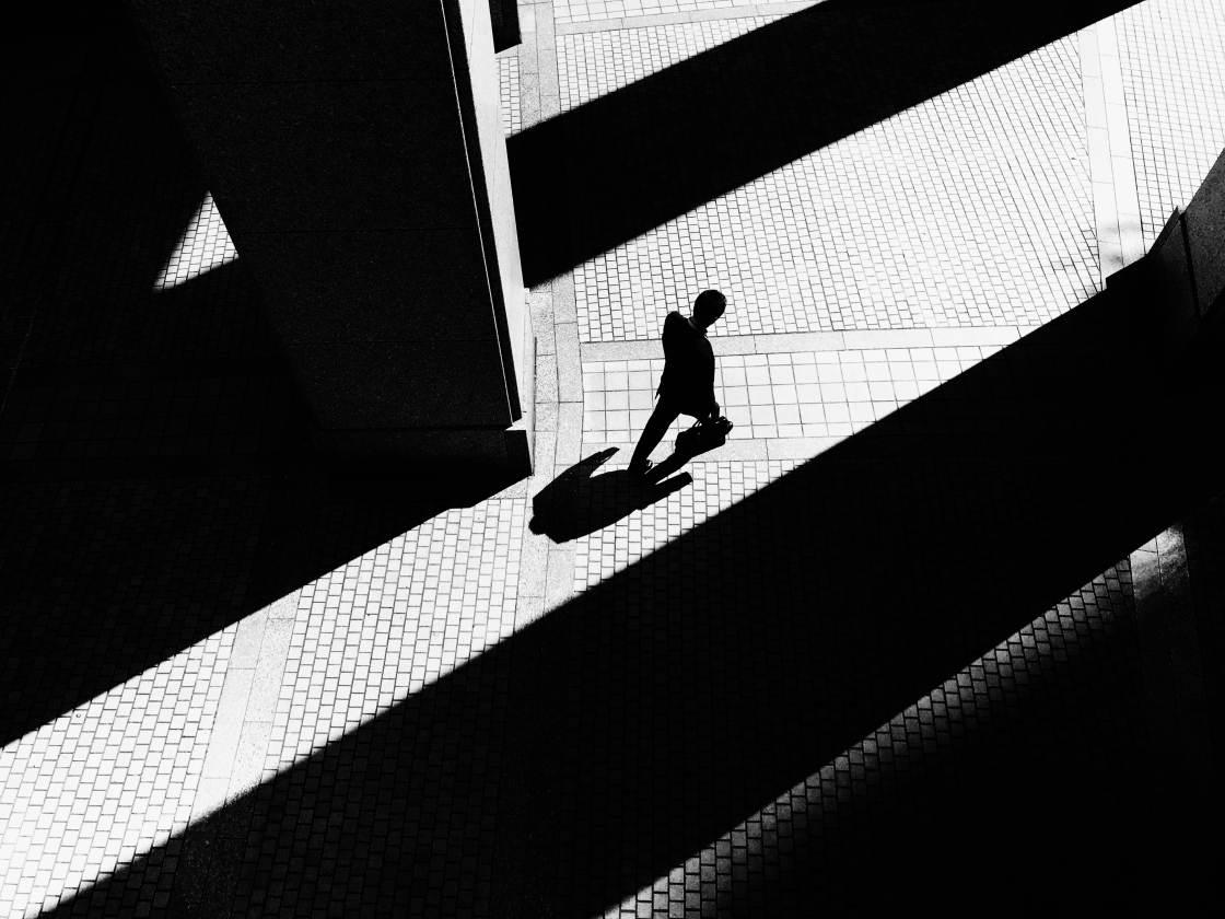 fotografía callejera en blanco y negro