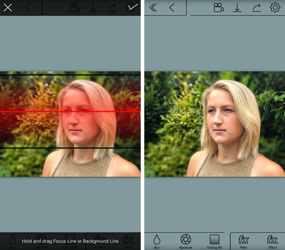 How To Blur Background On iPhone no script