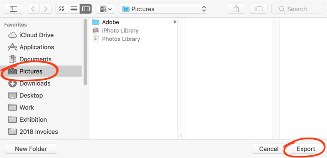 mac change iphoto library location