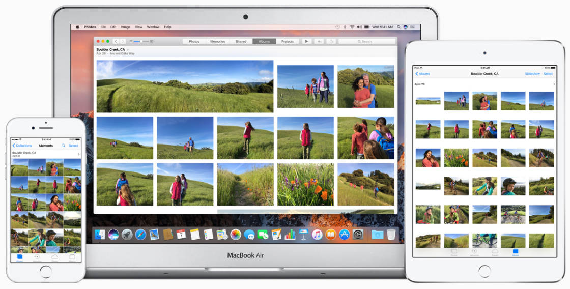 iCloud-foto 's geen script