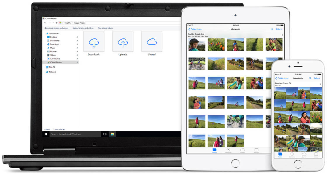 iCloud-foto 's geen script