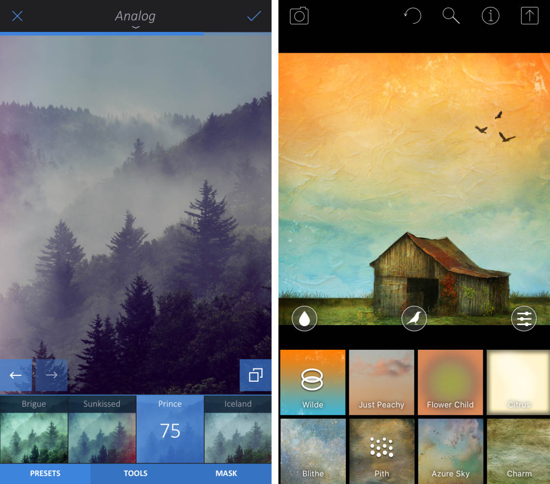 best photo filter apps free