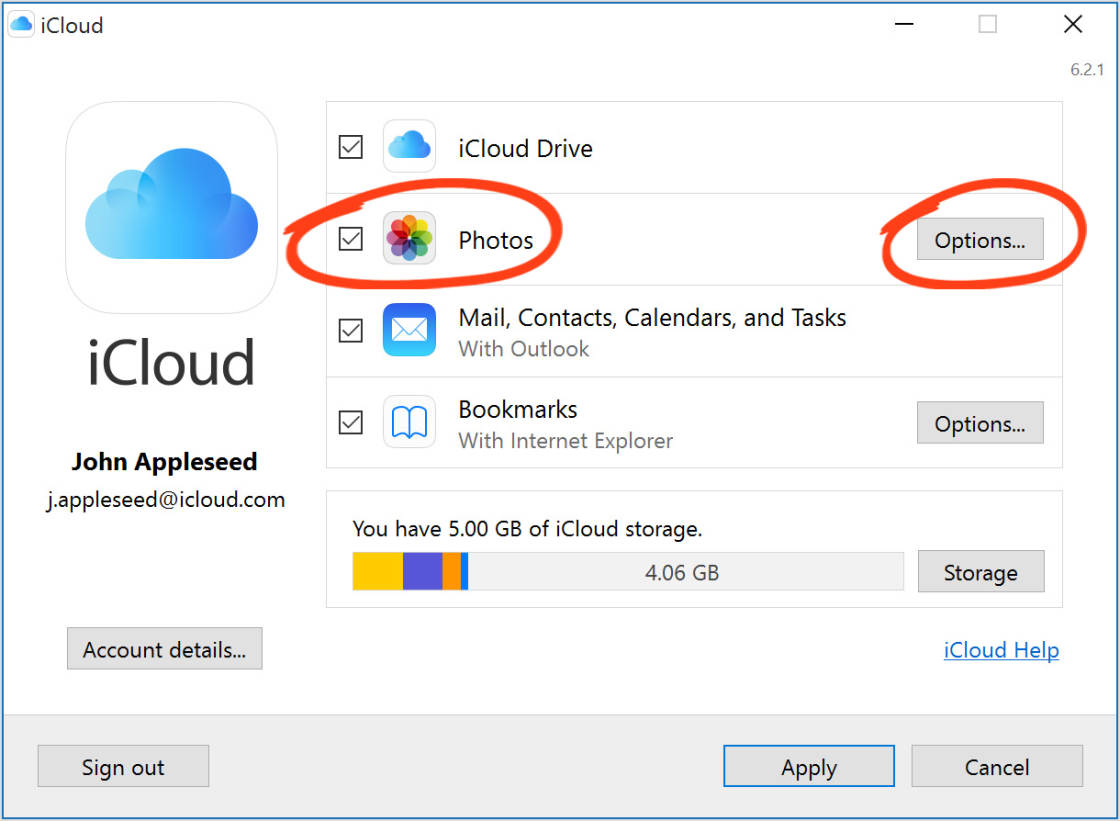 download icloud app for windows 10