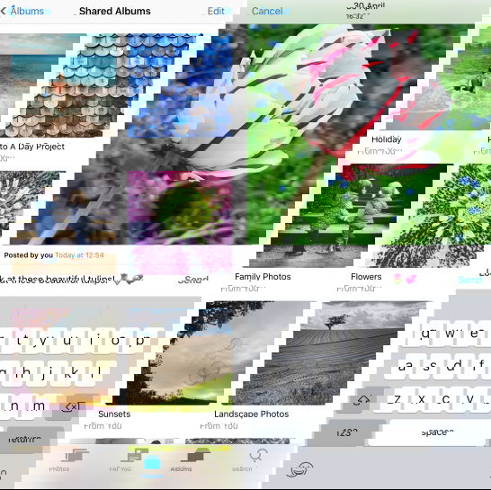 iCloud Photo Sharing