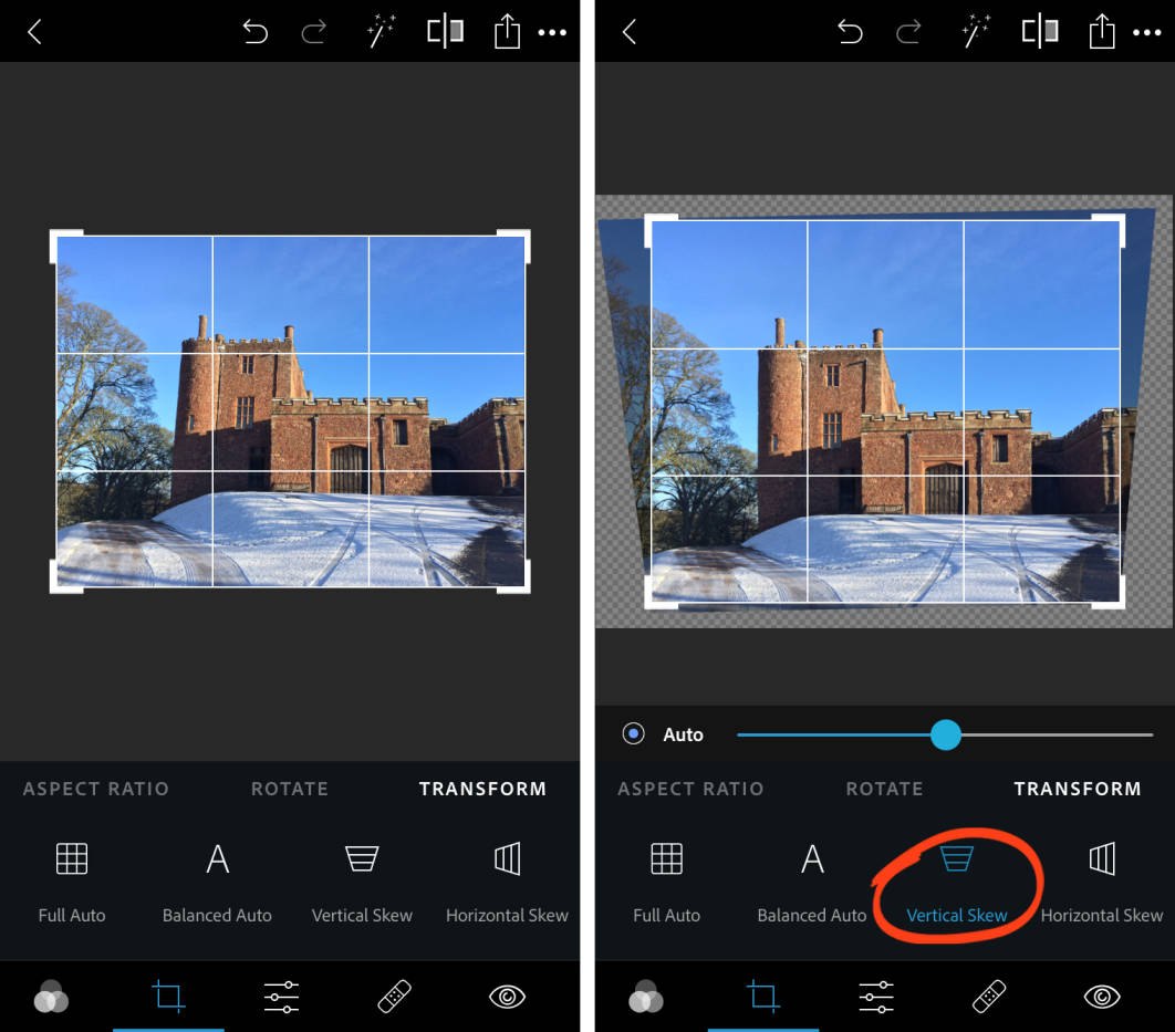 how to make a vertical video horizontal on iphone