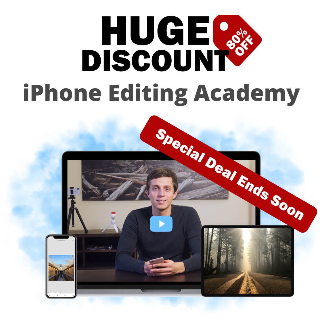 Huge 80% Discount For iPhone Editing Academy Course