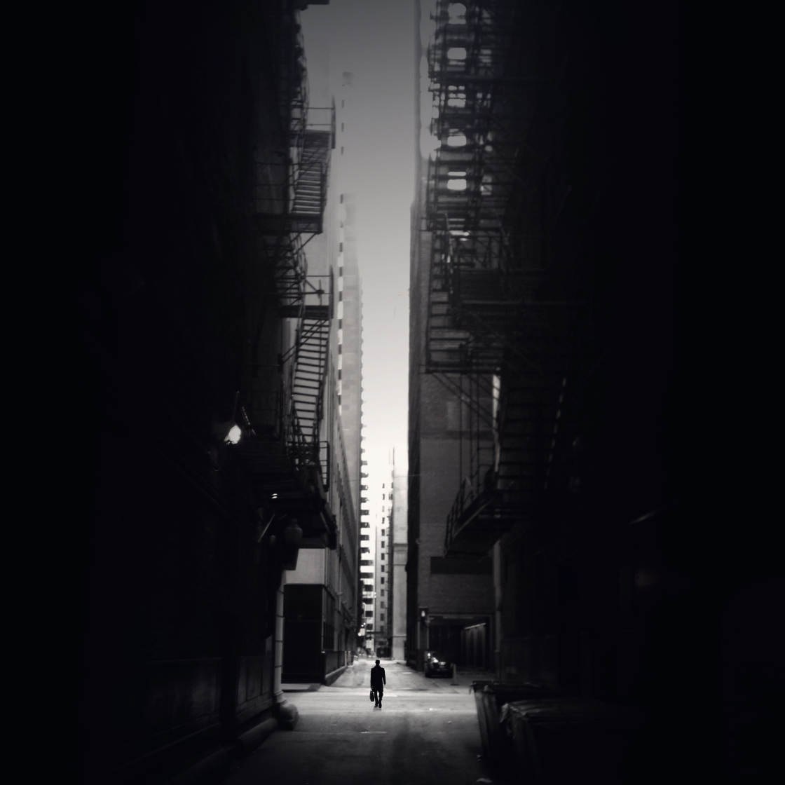 black and white urban photography no script