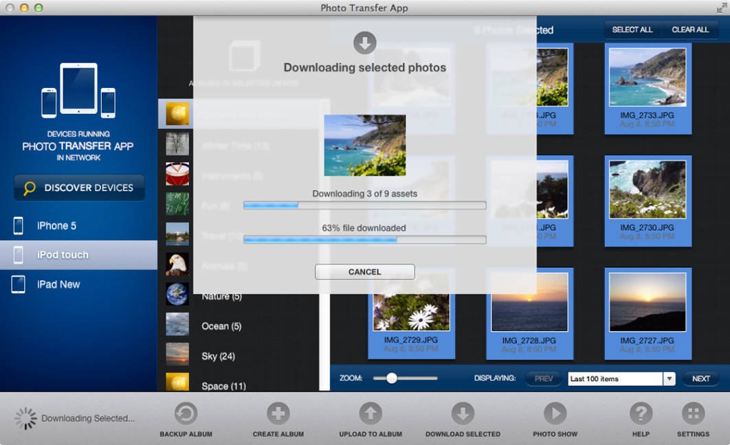 photo transfer app iphone to pc