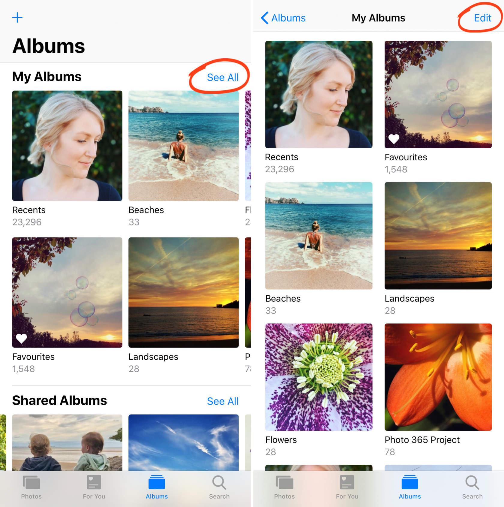 How To Use iPhone Photo Albums To Organize Photos