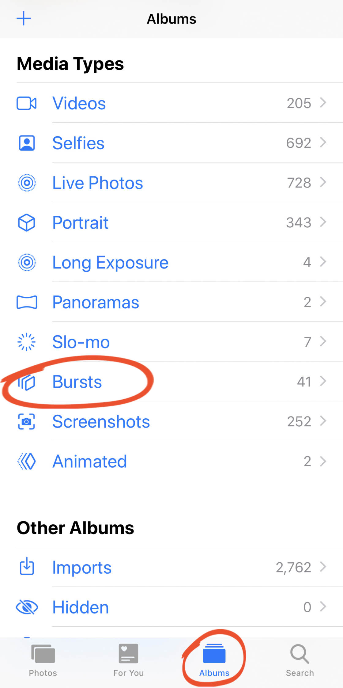 iPhone Burst Mode zero script