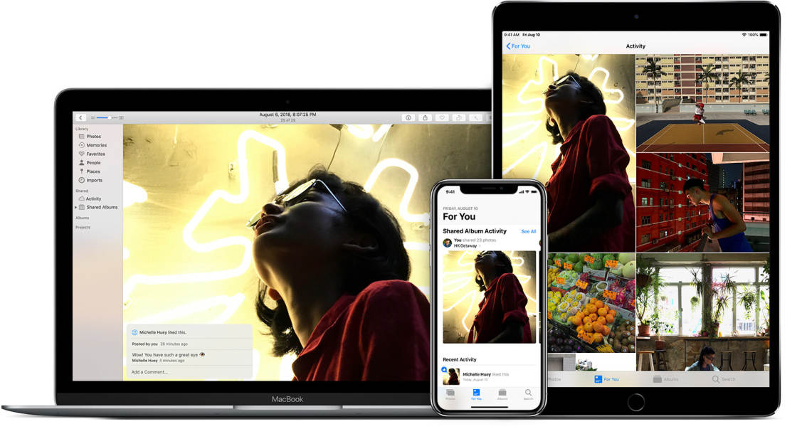 how to select multiple photos on mac icloud