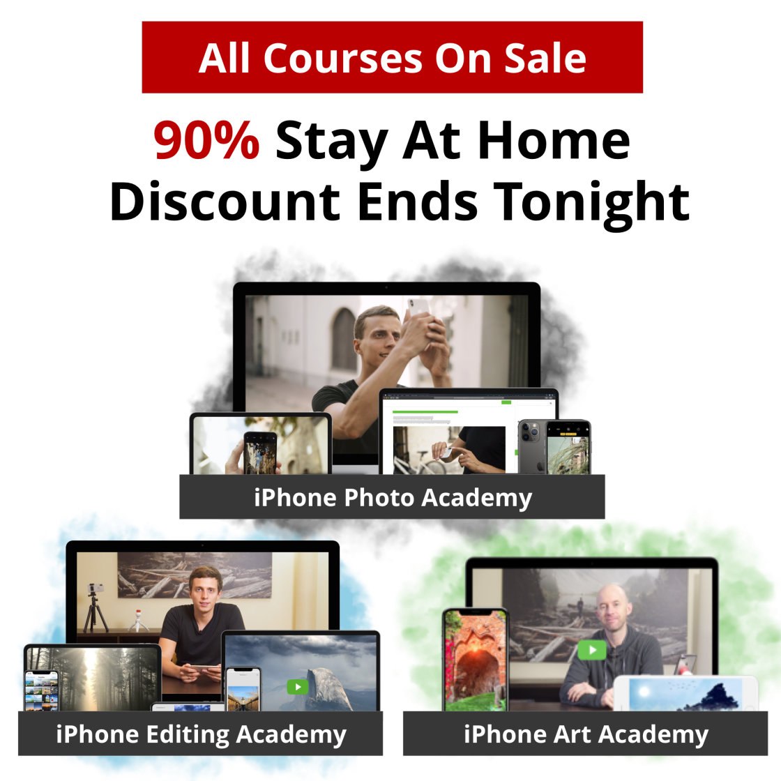 90% Discount On All Our iPhone Photography Courses [Ends Tonight!]