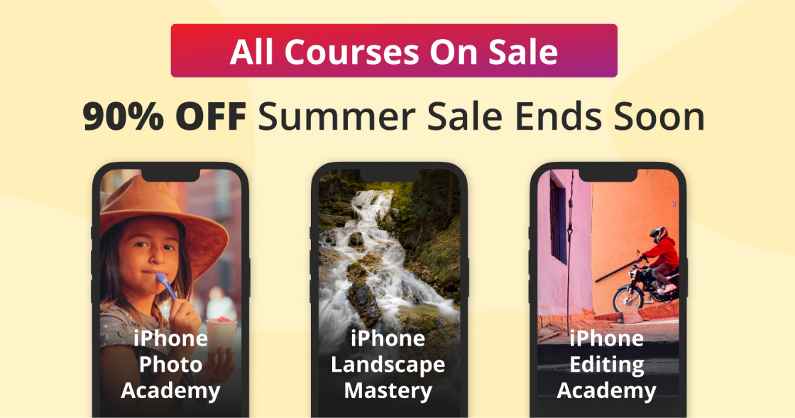 90% Discount On All Our Photography Courses! [ENDS SOON]