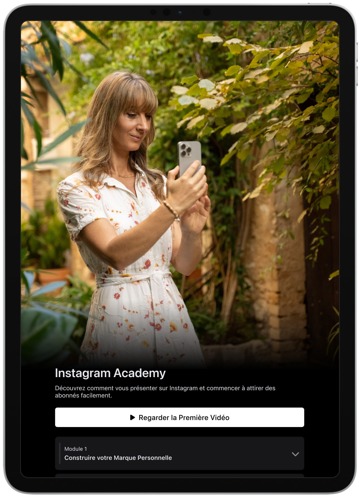 Course Portal iPad