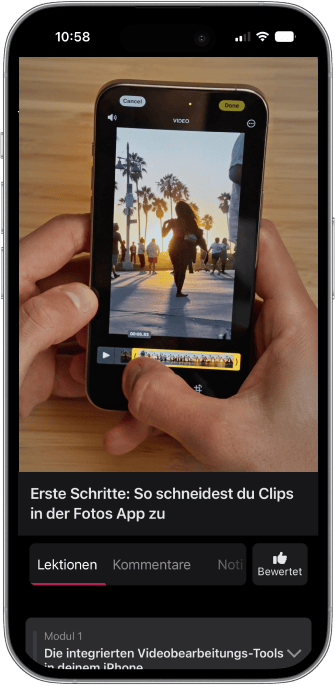 Course Portal iPhone