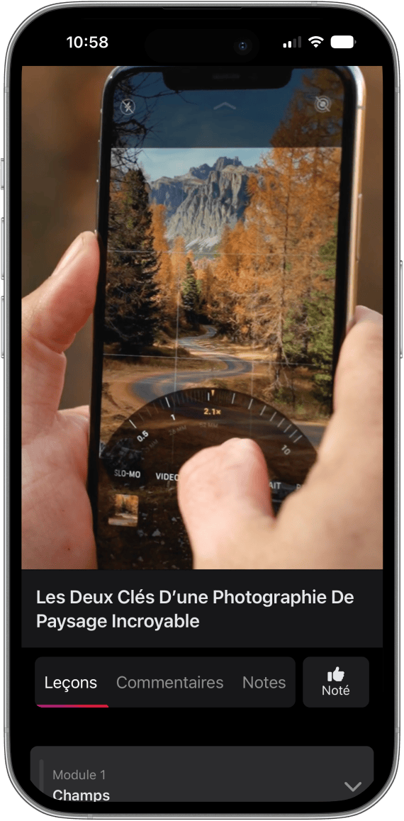 Course Portal iPhone