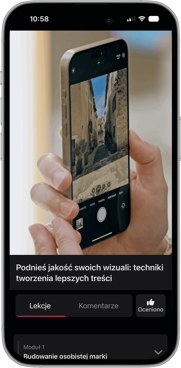 Course Portal iPhone