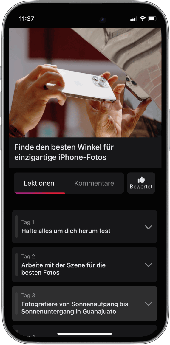 Course Portal iPhone