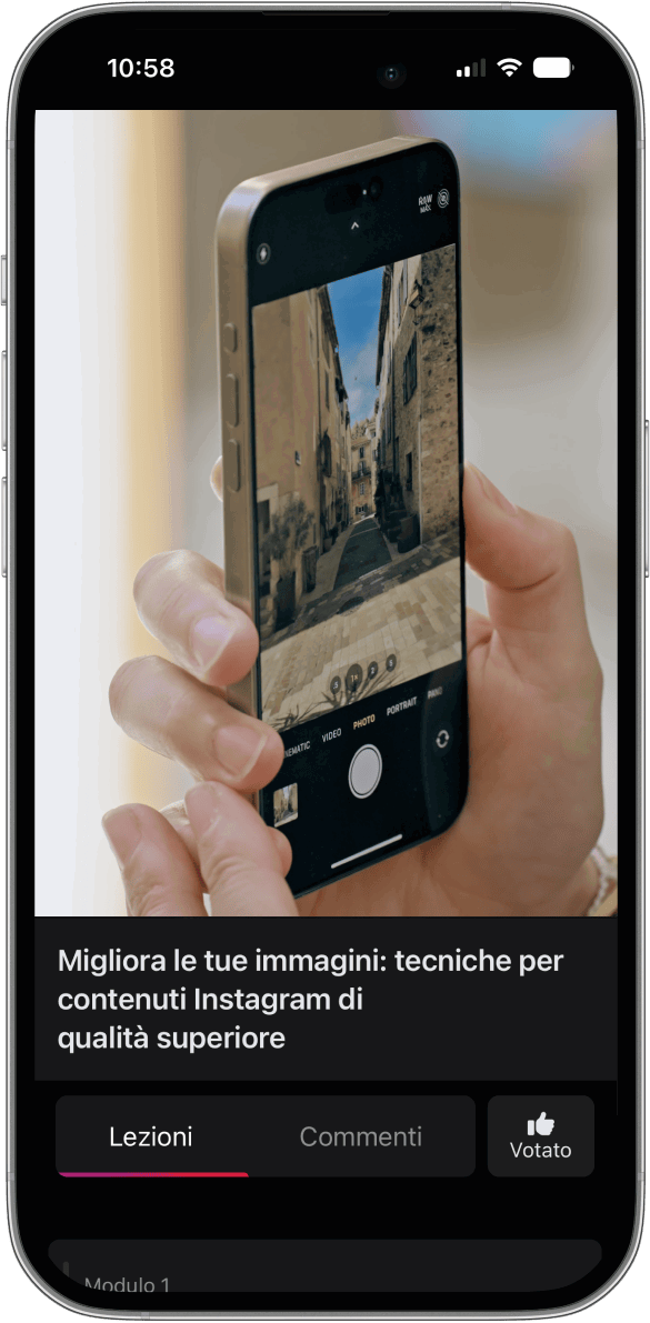 Course Portal iPhone