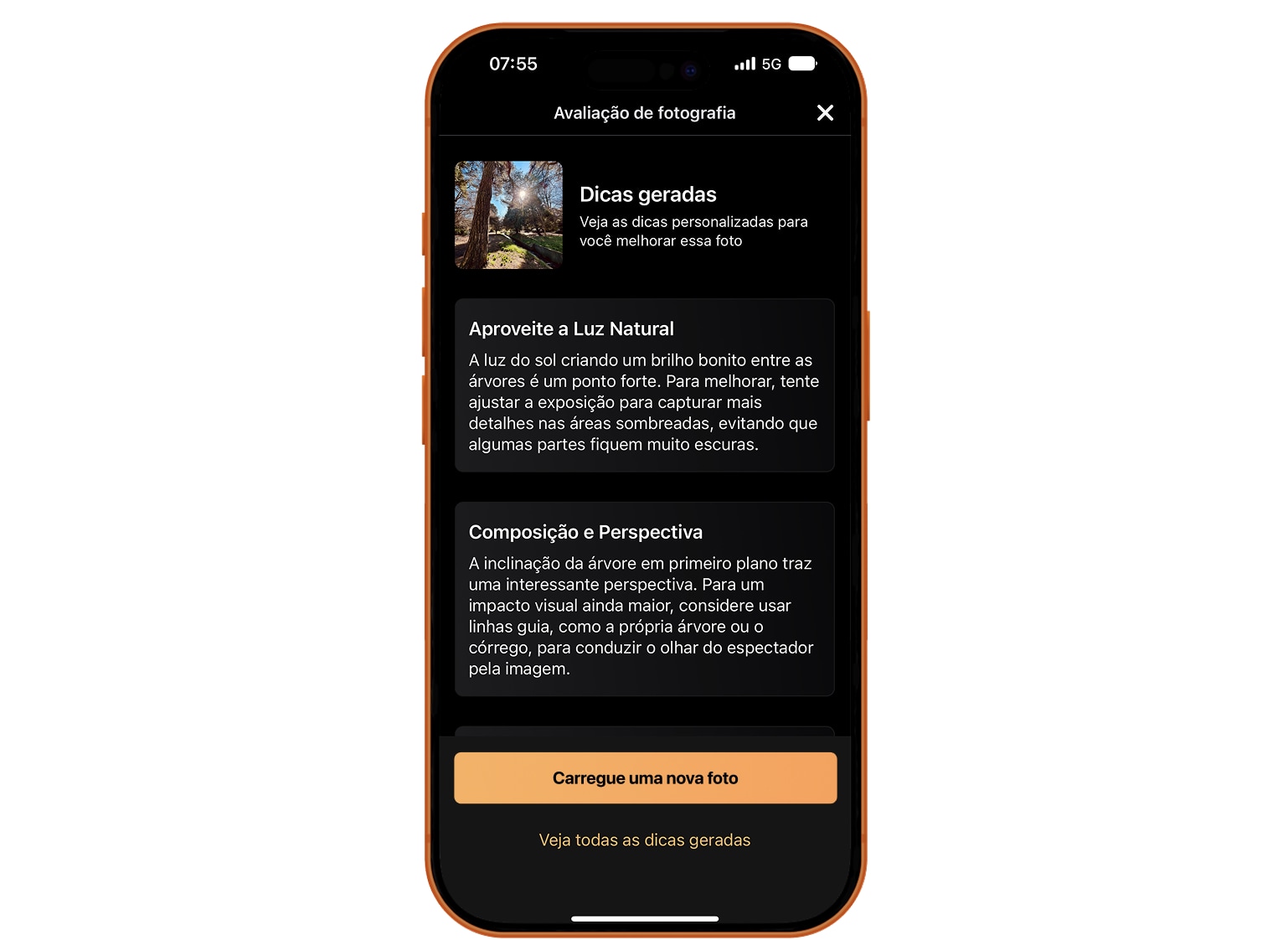 CamGuru Quick Tips screenshot on iPhone