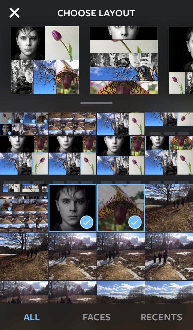 Instagram Instagram Instagrams Layout App for iPhone Photo Collages